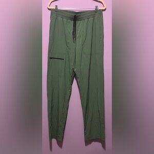 NWOT Z by Zella Pull On Lightweight Hiking Pants in Green - Size L (10-12)